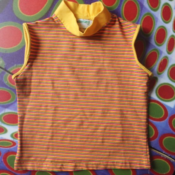 Striped Turtle Neck 90s - Picture 2 of 5